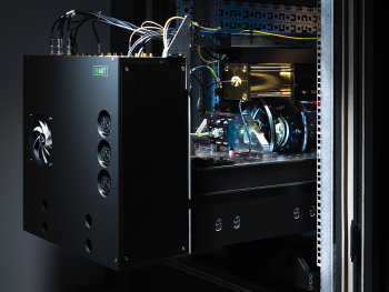 Rack-mounted iontrap quantum processor